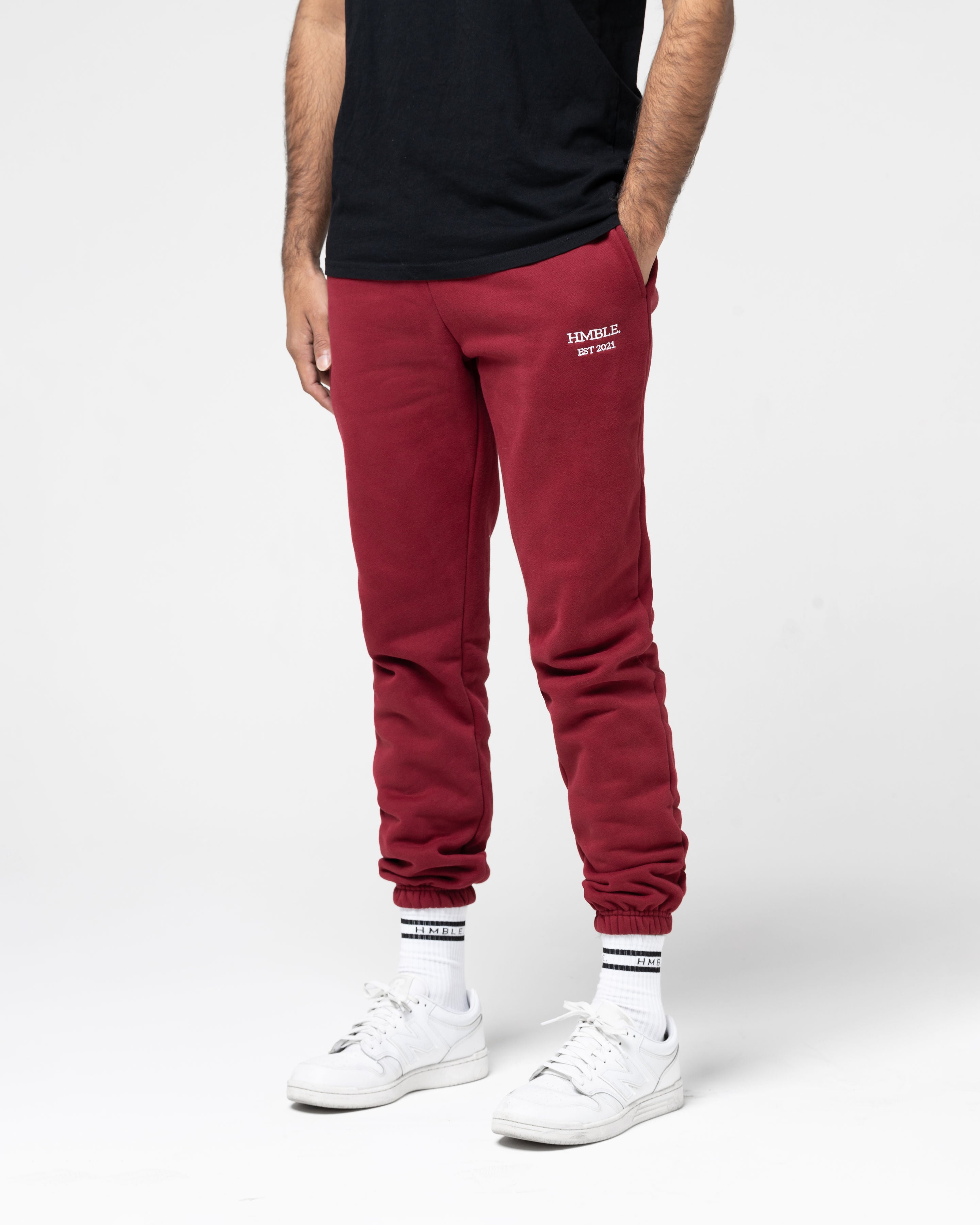 CLUB TRACKPANTS- Cherry Red - HMBLE. CLOTHING