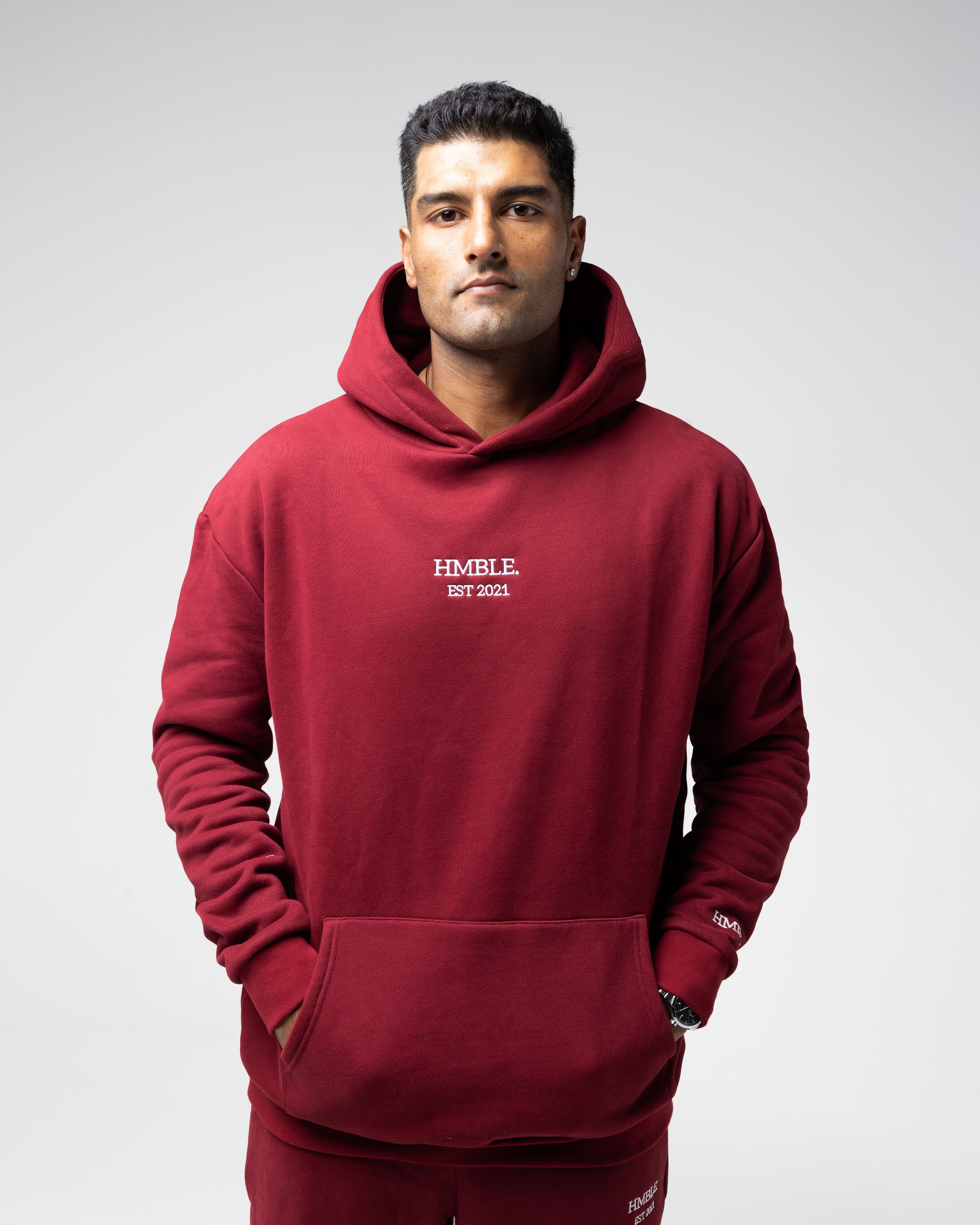 CLUB HOODIE- Cherry Red - HMBLE. CLOTHING